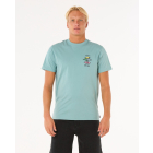 Rip Curl Men's SEARCH ICON TEE BLUE LAGOON