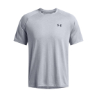 UA Men's Herren UA Tech SS 1326413 036 steel light heather-black